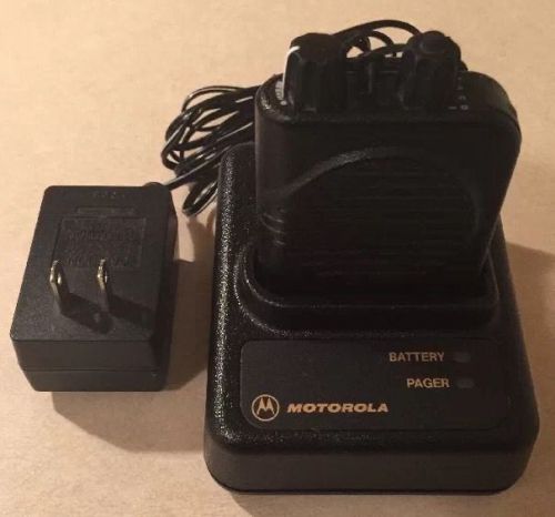 VHF Motorola Minitor IV Stored Voice with charger No Batteries Fire EMS Radio