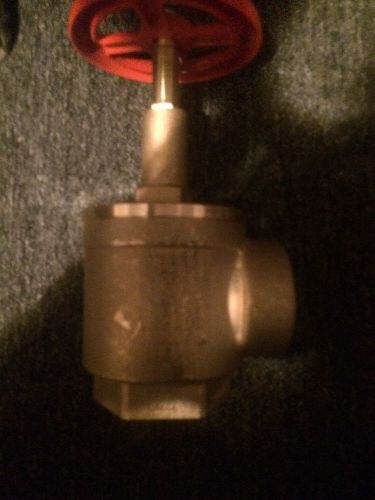 2-1/2&#034; brass test header angle valve, female npt x female npt- fire protection for sale