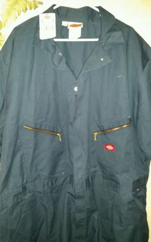 Men&#039;s Dickies Dark Navy Deluxe Coverall SS Zippered Chest - 48799NV SZ 58 Tall