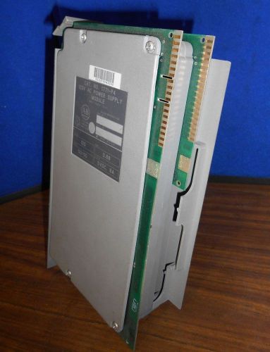 Allen Bradley Category 1771-P4 120V AC Power Supply module 0.88 Amps 50/60 Hz
