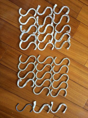 31 Fabric Covered AMERICAN EAGLE store Display S Hooks 4 Store Craft Fair Booth
