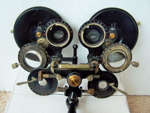 VINTAGE DEZENG STANDARD CO. PHOROPTER OPHTHALMOLOGY &amp; OPTOMETRY BEAUTIFUL &#034;LOOK&#034;