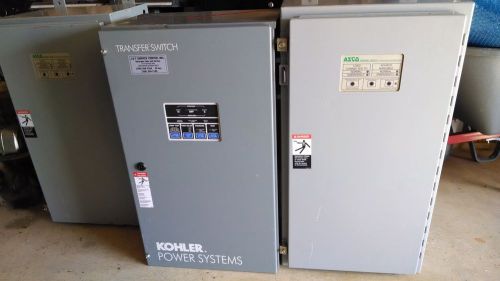 Used Three 200 Amp Automatic Transfer Switch&#039;s