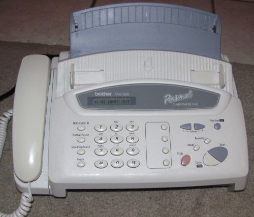 Brother Fax-560 Compact Personal Fax Machine Copier