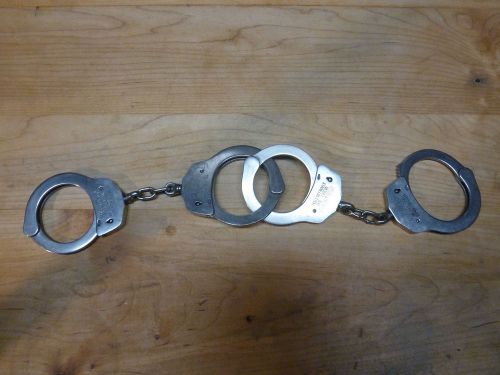 2 Pairs of Casco Model 300 Stainless Steel Handcuffs