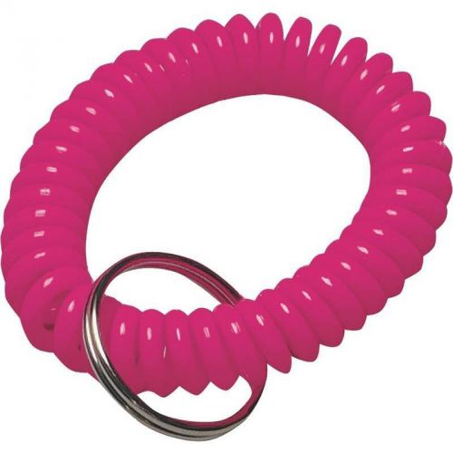 Coiled key ring, vinyl, neon hy-ko products key storage kc151 neon vinyl for sale