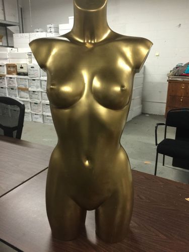 GOLD 3 1/4&#034; Body Form Mannequin