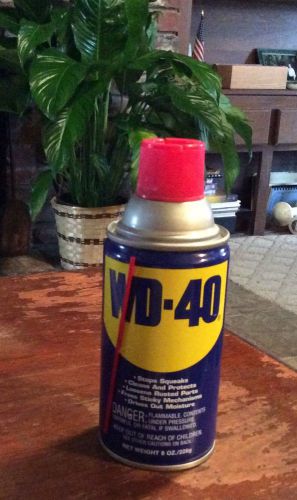 WD-40 Spray Lubricant Aerosol Can Remove Crayon Sticker Rust 8oz with straw