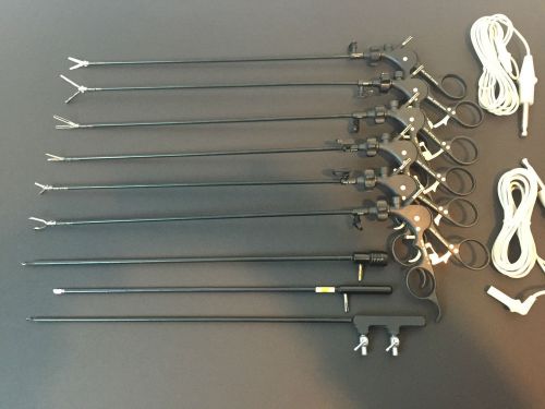 11-piece set storz clickline® rotating laparoscopic instruments electrosurgical for sale
