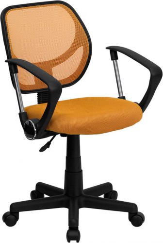 Mid-Back Orange Mesh Task Chair (MF-WA-3074-OR-A-GG)