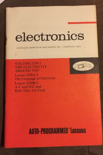 Cleveland Institute Of Electronics Book VG Condition