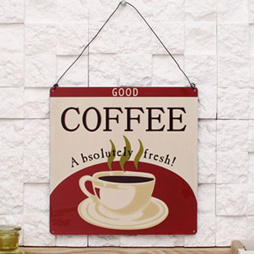 coffee sign vintage coffee sign antique coffee sign coffee sign red old sign