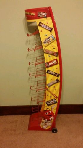 Mars Free Standing Candy Display Rack M&amp;M Snickers Skittles Milky Way Twix Muske