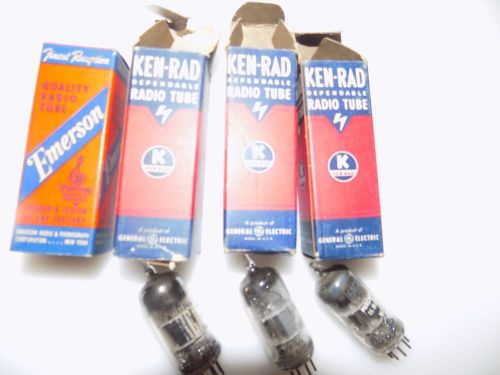4Radio tubes: ken-rad 2 6bg5, 6bc5, Emerson 6ba6 lot