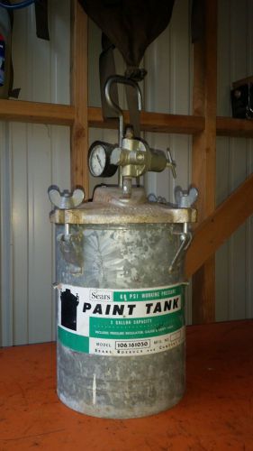 Brand new sear/binks3 gallon conventional spray pot/tank sears, never used for sale