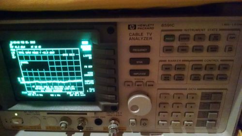 HP Agilent 8591C Cable TV Spectrum Analyzer 1.8GHz  Great Condition Tested