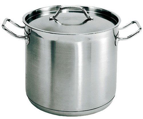 Stock Pot,100 qt, Stainless Steel Cookware Induction Ready, Update International