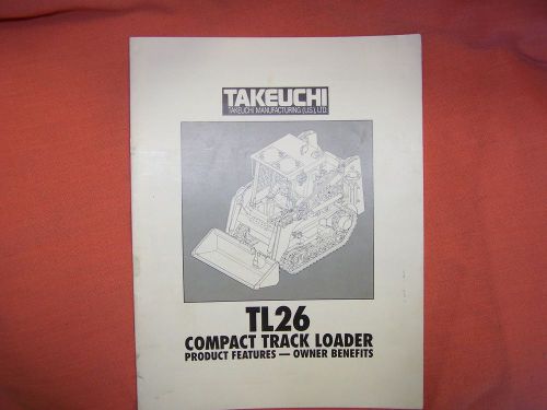 Takeuchi TL26 Compact Track Loader