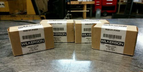 Wilkerson regulator1/8 npt. R0801f0g0 in this lot of 4#
