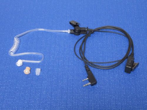 Mic earpiece for kenwood protalk tk-3230xls - 2 prong ptt real quick disconnect for sale