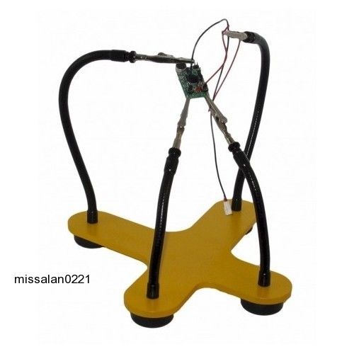 Soldering station clamp alligator third hand circuit board electronics holder for sale