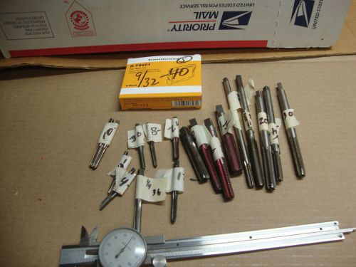 special tap sizes lot     non standard