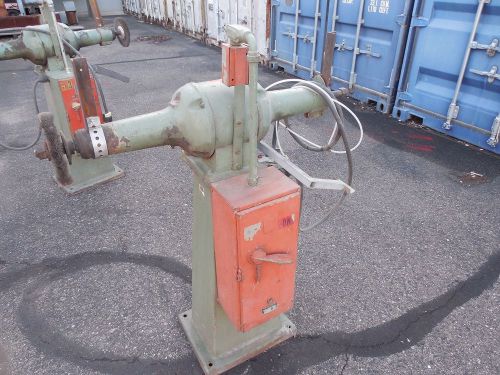 Pedastal mounted double headed buffer for sale