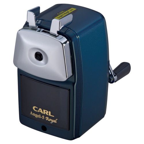 CARL Angel-5 Royal Hand-cranked Pencil Sharpener A5RY-B BLUE FROM JAPAN F/S A101