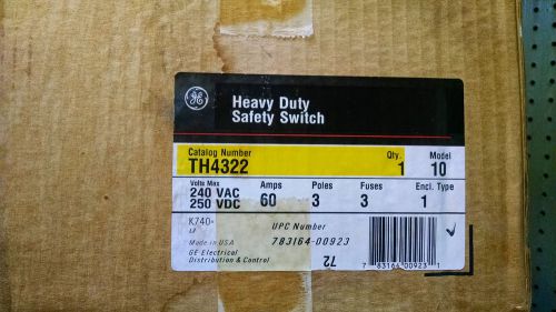 General Electric Heavy Duty Safety Switch TH4322