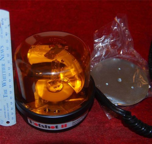 Svp southern vp hotshot ii rotating amber beacon light cigarette plug 12v for sale