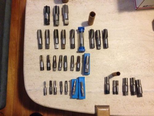 Huge lot of (33) npt pipe threaded taps - 1/8 - 3/8 - 1/2 - 3/4 new and used for sale