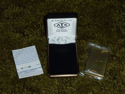 Ats hardness test block   value 55.1 hr 30t for sale
