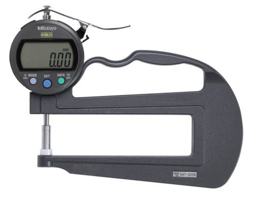 Mitutoyo 547-320S Digimatic IDC Thickness Gage, Flat Anvil