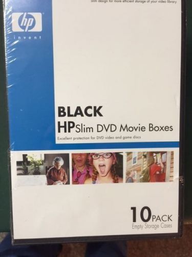 HP Slim DVD Movie Boxes 10 Pack