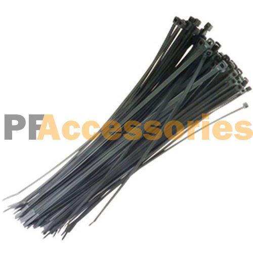 30 Pcs Black 14&#034; inch Heavy Duty UV Resistant Outdoor Cable Zip Ties 50 Lbs LOT