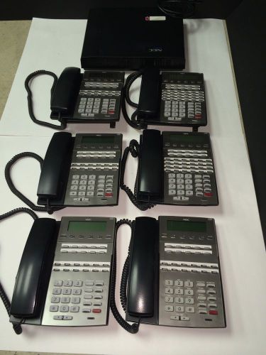 NEC DSX-40 Business Telephone/Voice Mail System with (6) 22 Button Phones