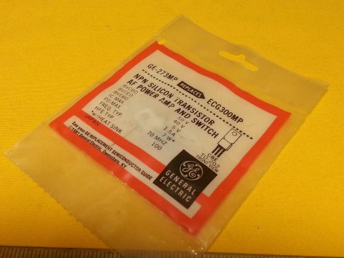 GE-273MP Silicon Transistor  AF Power Amp and Switch 70 Mhz ECG300MP