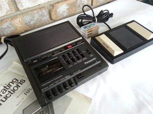Panasonic RR-930 MicroCassette Tape Transcriber Transcription Machine Recorder