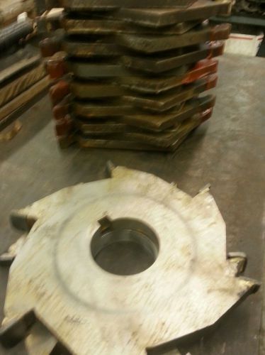 Dado set sawmill 9&#034; 17 piece heavy duty carbide tip 2 7/16&#034; arbor sharp