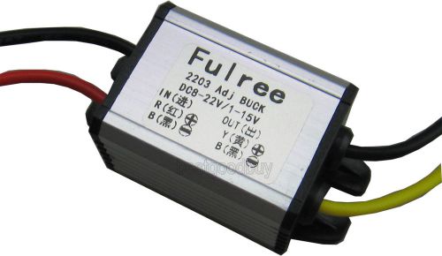 Adjustable 8-22v to 1-15v dc to dc buck converter power supply voltage regulator for sale