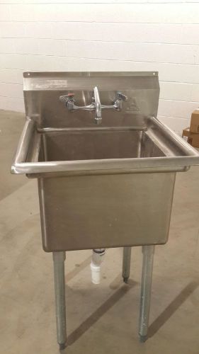 1 Compartment Prep Sink Stainless Steel NSF, USED