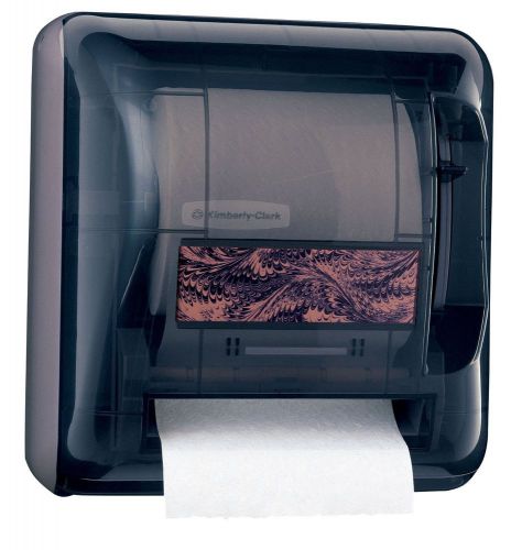 Kimberly clark 09073 professional smoke/putty d-2 hard roll towel dispenser, 16&#034; for sale