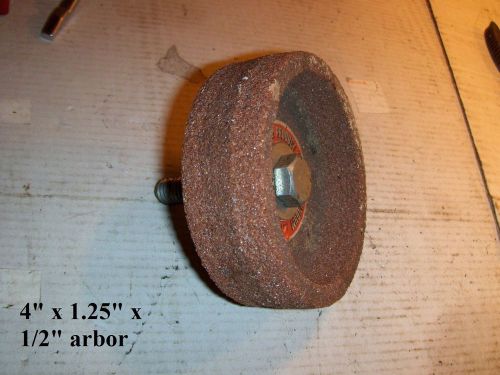 Cone grinding wheel 1/2&#034; arbor 4&#034; bolt and washer for drill chuck. free shipping for sale