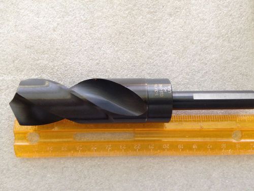 CLE-LINE C20698 1.1875 - 1-3/16 Drill HSS S&amp;D 1/2&#034; Shank Black Oxide 1892 - New