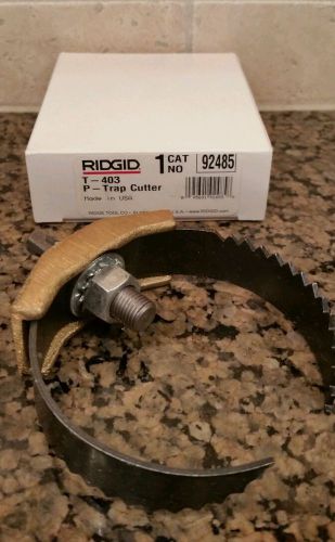 Ridgid t-403/92485 p-trap cutter, 3 in, for 1ath5, 3fe63, 4cx14 for sale