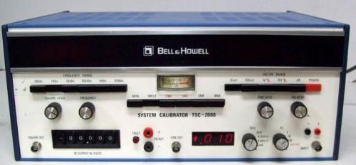 Bell &amp; howell tsc-2000 system calibrator for sale