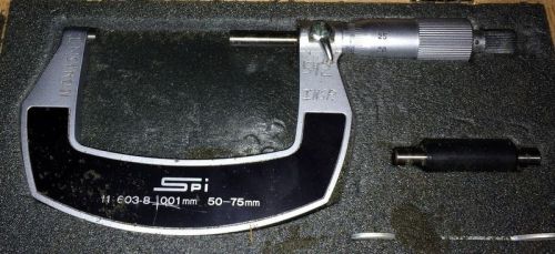SPI 11-603-8  001 mm 50-75 mm Micrometer
