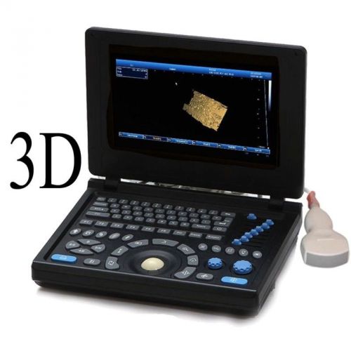 Veterinary full digital laptop ultrasound scanner pc convex probe build-in 3d for sale