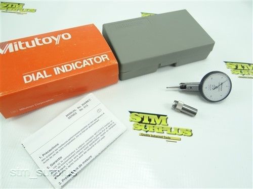 VERY NICE! MITUTOYO PRECISION DIAL TEST INDICATOR .0005&#034; GRADS W/ CASE 513-402