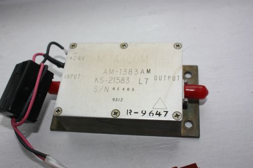 Amplifier, M/A-COM, AM-1383AM, 821-851 MHz, 44 dB gain KS-21583